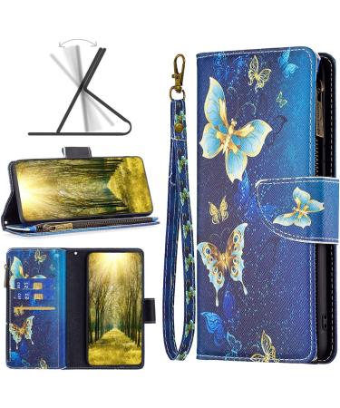Buy VQWQ Mobile Phone Case for Xiaomi Redmi Note 12 Pro Plus - Protective Leather Cover with Lanyard & Zipper - Butterfly Design - Optimized Folding Case - Buy Online on GoSupps.com
