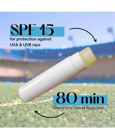 FANMATS 37404 NFL - Houston Texans SPF 15 Lip Balm 2-pk | Navy Blue | 2.5"x 1" | Bull Head Primary Logo - Buy Online on GoSupps.com