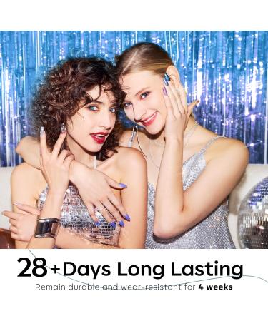 modelones Reflective Glitter Gel Nail Polish Set of 6 Colors Including Pink Red Silver Holographic Gel Polish Kit UV LED Soak Off Nail Polish Home DIY Manicure Nail Salon Varnish LAST DANCE 1.17 ml (Pack of 6) - Buy Online on GoSupps.com