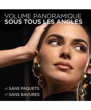 L'Or al Paris - Million Lash Volume Mascara - Panoramic Look & Multiplied Lashes - Ultra-Flexible Formula - Clump-Free - Panorama - Shade: All Night Black (Intense Black) - Buy Online on GoSupps.com