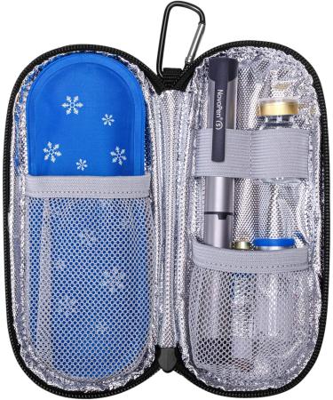 Yarwo Insulin Cooler Travel Case with Ice Packs - Diabetic Medication Organizer - Buy Online on GoSupps.com