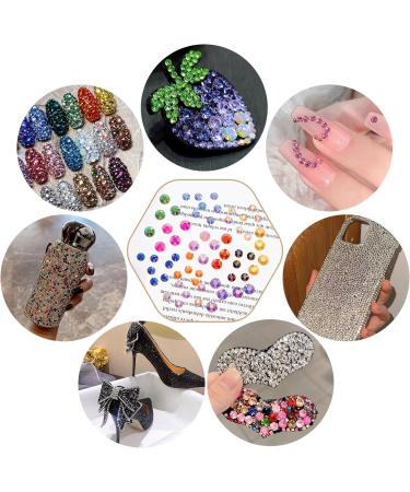 5200 Stk Flatback Rhinestones for Crafts Round Pink & Hot Pink Crystals for DIY Tumbler Nail Design Decorations & Handicrafts - Buy Online on GoSupps.com