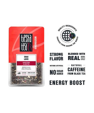 Tiesta Tea Chai Love - Premium Loose Leaf Tea 1.9 oz | Best Chai Flavor - Buy Online on GoSupps.com