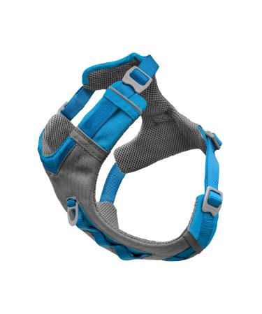 Kurgo Journey Air Dog Harness With Padded Chest and Back Handle For Dogs 11-23 kg Size M Blue/Gray M Blue
