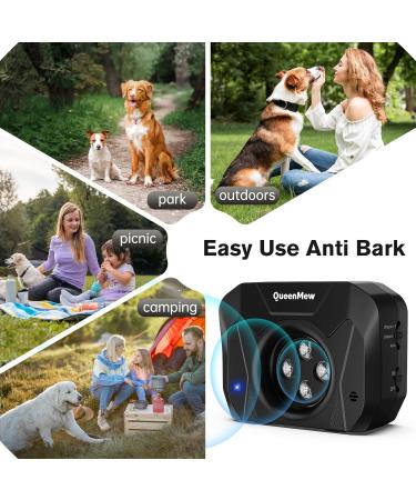 Antibell for Dogs - Auto Ultrasound Bark Control Device | Rechargeable & IPX45 Waterproof | 3 Levels for Small to Large Dogs | Effective Anti-Barking Solution - Buy Online on GoSupps.com