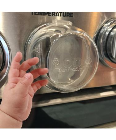 Clear Stove Knob Covers (5 Pack) - Child Safety Guards for Baby Proofing - Durable Design by Jool Baby - Buy Online on GoSupps.com
