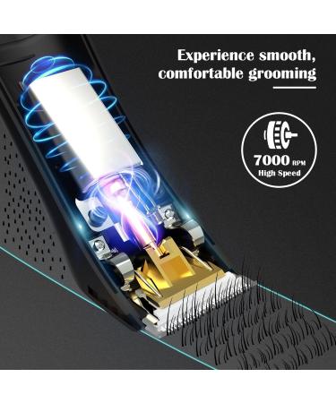 Groin Hair Trimmer - Waterproof Electric Manscape Trimmer for Men | Ceramic Blade & LED Light | Best Grooming Gift for Dad & Husband - Buy Online on GoSupps.com