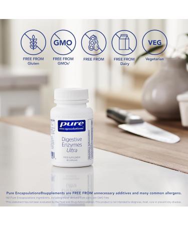 Pure Encapsulations Digestive Enzymes Ultra - Vegetarian - 90 Capsules - Buy Online on GoSupps.com