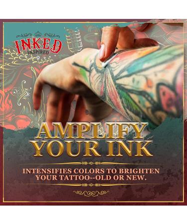 Inked Inspired Tattoo Aftercare Balm- Premium Healing Ointment Salve for Tattoos- Moisturizer, Brightener, and Color Enhancer - 2oz - Buy Online on GoSupps.com