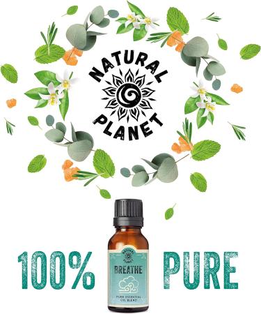 Natural Planet Breathe Essential Oil Blend 15ML with Neroli for Respiratory Health - Buy Online on GoSupps.com