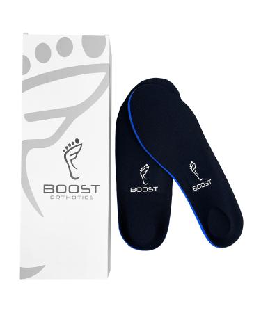Boost Orthotics - Plantar Fasciitis Arch Support Insoles for Women and Men - Orthotic Inserts to Relieve Heel Pain  Flat Feet  High Arch  Foot Pain. Men's 5-5.5/ Women's 7-7.5