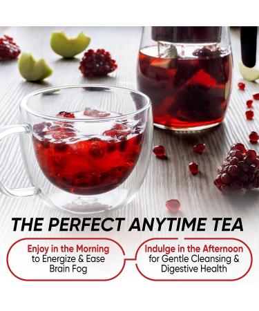 Total Tea Energy Tea Bags with Caffeine - Mixed Berry Flavored Green Tea for Focus & Stamina (25 Tea Bags) - Buy Online on GoSupps.com