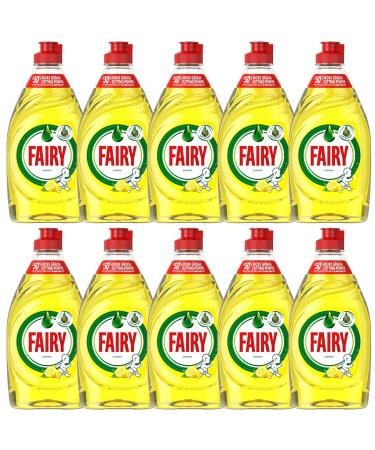 Fairy Original Lemon Washing Up Liquid with LiftAction 10 x 320ml Box Pack - Buy Online on GoSupps.com