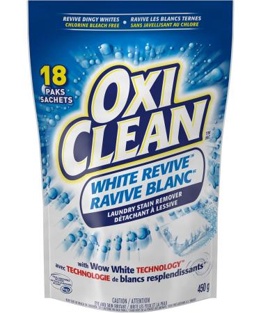 OxiClean White Revive Laundry Stain Remover Liquid 1.47-L & White Revive Laundry Stain Remover Paks 18 Count Liquid + LAUNDRY_DETERGENT - Buy Online on GoSupps.com
