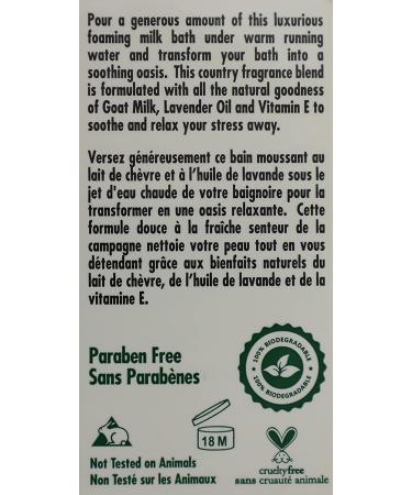 Alpen Secrets Goat Foaming Milk Bath with Lavender Oil 28.7 Fl Oz - Pack of 2 | Lavender Scented Bath Soak - Buy Online on GoSupps.com