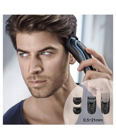 Braun MGK3980 9-in-1 Hair Clippers for Men - Beard, Ear & Nose Trimmer, Body Grooming Kit with Gillette ProGlide Razor - Cordless & Rechargeable - Black/Blue (9 Piece Set) - Buy Online on GoSupps.com