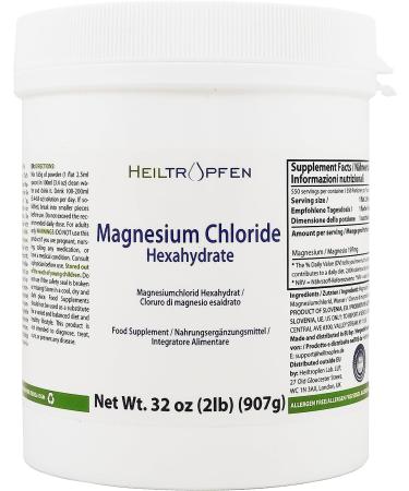 2lb Magnesium Chloride Hexahydrate Crystal Powder | Pharmaceutical Grade | Pure Ph. EUR BP USP | Heiltropfen - Buy Online on GoSupps.com