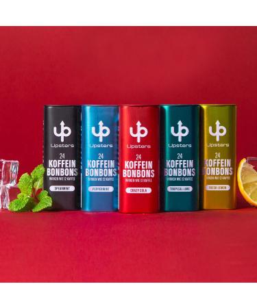 Upsters Energy Caffeine Candies - Fabulous Five - 120 Candies - 60 Caffeine Energy and Energy Drinks - Sugar Free - - Buy Online on GoSupps.com