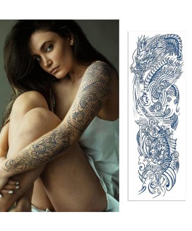 Aresvns Realistic Full Arm Temporary Tattoos - Waterproof & Long-Lasting 2-3 Weeks | Semi Permanent Tattoo Sleeve for Adults | Perfect Christmas Gift - Buy Online on GoSupps.com