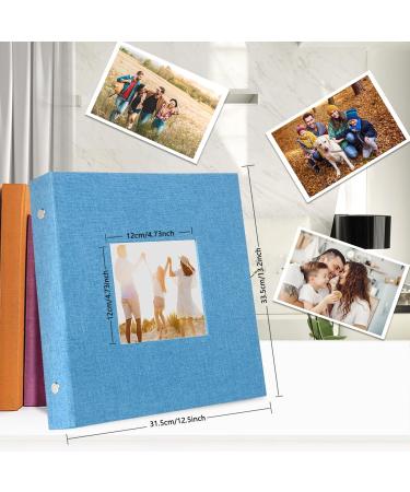 Miaikoe 1000 Pockets Teal Photo Album 6x4 - Large Capacity Linen Album Book for Family Wedding Anniversary - Holds 1000 10x15cm Photos - Buy Online on GoSupps.com