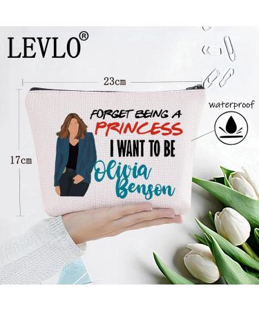 Levlo Order Law TV Show Cosmetic Bag - Perfect Gift for Olivia Benson Fans | Zippered Makeup Bag - Buy Online on GoSupps.com