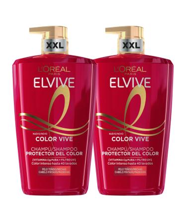 L'Oreal Paris L'Or al Paris Elvive Color Vive 2-pack of protective shampoos for color-treated hair 1 L