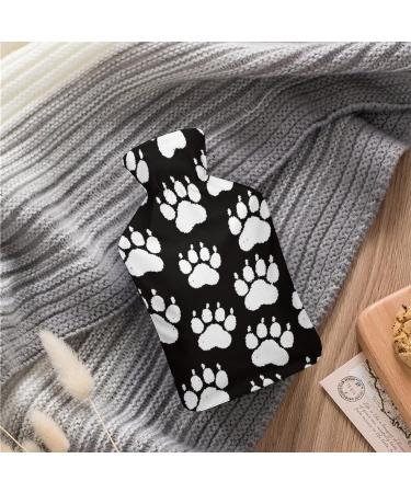 Buy White Paw Hot Water Bottle with Plush Cover - Hand Warmer for Adults & Children | 26.5x15.3cm | International Shipping - Buy Online on GoSupps.com