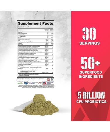 Apollon Nutrition Greens Daily Superfood & Digestive Support | Organic Greens Reds Enzymes Prebiotics | Whole-Body Wellness Formula | 30 Servings Apple Banana Apple Banana 1 Ounce (Pack of 1) - Buy Online on GoSupps.com