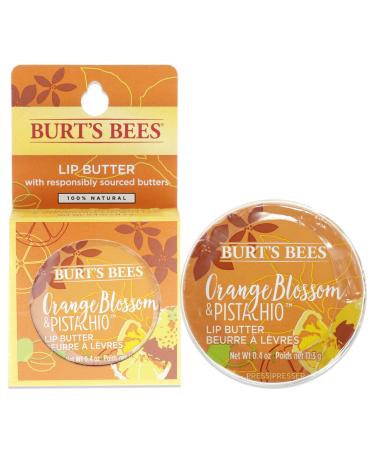 Burts Bees Orange Blossom and Pistachio Lip Butter Lip Balm Unisex 0.4 oz