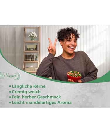 Sunnah Shop Premium Pine Nuts 200g - 100% Natural No Additives Vegan Protein Sweet Almond Flavor - High-Quality Nuts from Pakistan - Buy Online on GoSupps.com