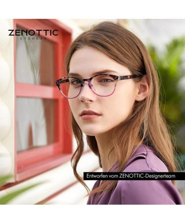 ZENOTTIC Lightweight Tortoiseshell Reading Glasses for Men & Women - Durable Stylish Design Elastic Temples - 1.25x Magnification - Buy Online on GoSupps.com