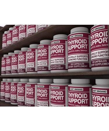 Thyroid Support Supplement with Iodine - 120 Capsules for Body Mass, Energy, and Focus - 14 Natural Vitamins - Buy Online on GoSupps.com