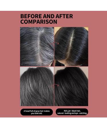 Saveurs - Un Shampooing De Couleur De Cheveux Noirs | Dye Capillaire 500 Ml De Teinturier De Coiffure V g tale - Shampooing De Dyeing Contre Les Cheveux Gris Pour Hommes Femmes Hydratantes La Maison 1 g (Lot de 1) - Buy Online on GoSupps.com