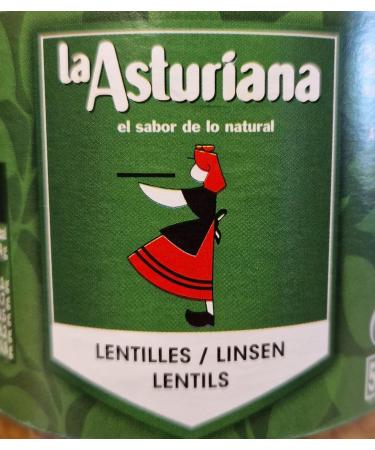 Spanish Lentils 6 x 400g - La Asturiana - Buy Online on GoSupps.com