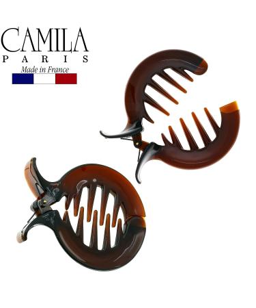Camila Paris CP1362 French Hair Clips - Stylish Durable Hair Claw for Women/Girls - Strong Hold, No Slip Grip - Made in France (Tortoise Shell) - Buy Online on GoSupps.com