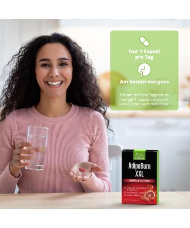 Buy Slimjoy Adipoburn XXL - Green Tea Morosil Vitamin C & B6 Cayenne Pepper & Caffeine - 30 Capsules with Blood Oranges & Free E-Book Guide - International Shipping Available - Buy Online on GoSupps.com