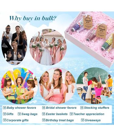 50 Sets Scented Hand Cream Lip Balm & Under Eye Patches - Bridal Shower & Wedding Favors - Perfect Thank You Gifts for Guests Employees & Volunteers - Buy Online on GoSupps.com