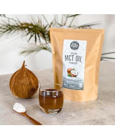 Ekopura Vegan MCT Oil Powder - 450g | C8/C10 MCT Ratio of (60/40) | Low Carb Lactose Free and Sugar Free | Premium Quality Easily Absorbed & Digested | 30 portions | Neutral Flavoured - Buy Online on GoSupps.com