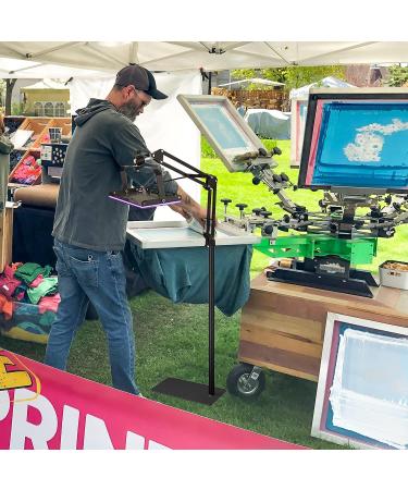 Dorhui 50W Floor LED Exposure Unit for Screen Printing | UV Screen Printing Exposure Light with Light Stand - Buy Online on GoSupps.com