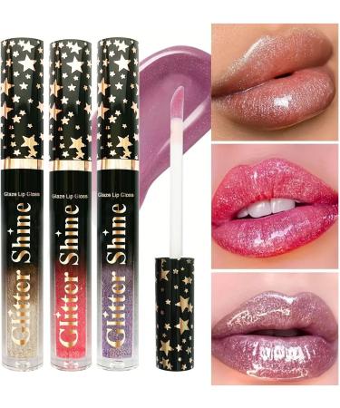 Lip Gloss - Liquid Lipstick | Glitter Lip Balm 6 Colors 2.5ml | High Shine Liquid Lipstick Beauty Makeup Set for Working Women Girls House Vacation - Buy Online on GoSupps.com