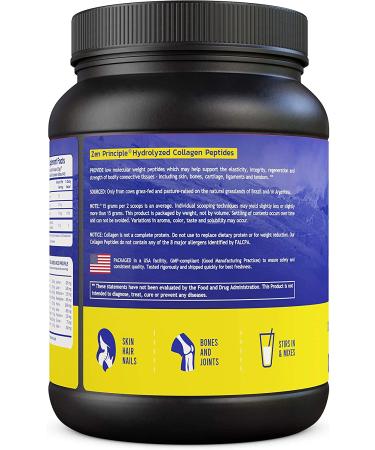 Grass-Fed Collagen Peptides 1.5 lb | Anti-Aging Protein Powder for Hair, Skin & Joints | Paleo & Keto Friendly | GMO & Gluten Free | Pasture-Raised Bovine Hydrolysate - Buy Online on GoSupps.com