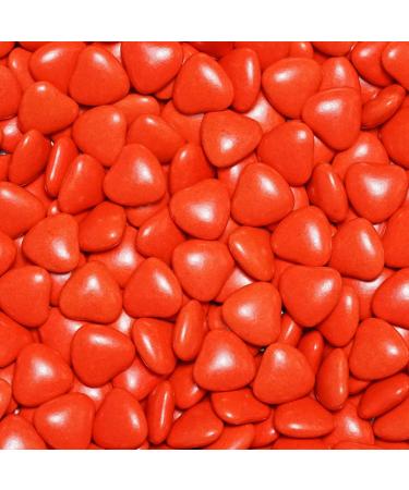 One-in Chocolate Heart 500g | Premium Red Gloss Candy for Weddings Baptisms & Gifts - International Shipping Available - Buy Online on GoSupps.com