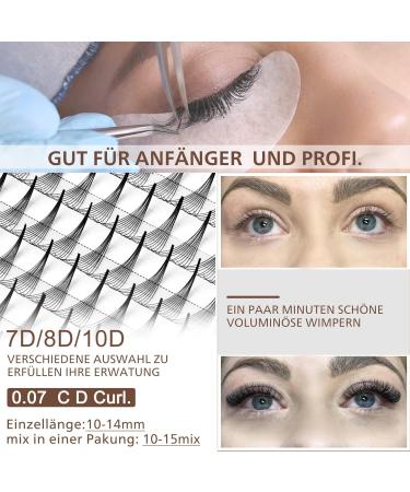 Shop 10D-D Eyelash Extensions - 3D 4D 6D & 10D Volume Lashes | B&Q C&D Curl - International Shipping Available - Buy Online on GoSupps.com