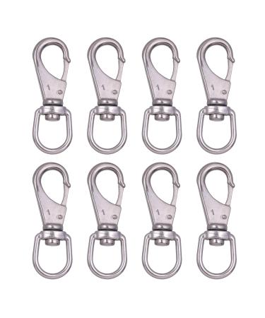 Mixiflor Stainless Steel Swivel Snap Hooks, 8 Pack (3.5 Inch) Heavy Duty Swivel Eye Snap Hook, Diving Clips Spring Hooks for Bird Feeders, Pet Chains, Dog Tie-Out Cable, Keychains and More - Buy Online on GoSupps.com
