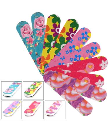 100 Pieces Mini Nail Files Double Sided Emery Boards Nail File and Buffers Nail Tools for Women Girls  5 Colors - Buy Online on GoSupps.com