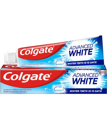 Colgate Advanced White Toothpaste 125ml - Dentist Approved Whitening Formula - Buy Online on GoSupps.com