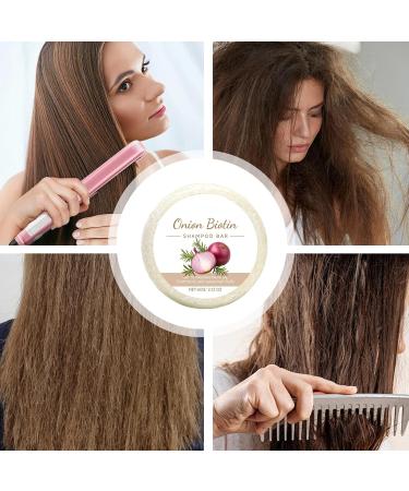  G n rique Onion Biotin Shampoo Bar - 60g Onion Rosemary Shampoo Soap Nourishing Purifying Onion Biotin Shampoos Soap For Hair Growth Moisturizing Onions Shampoo Rosemary Hair Soaps Barr - Buy Online on GoSupps.com
