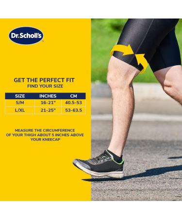 Dr. Scholl's Compression Leg Sleeve - Breathable Copper-Infused Fabric for Pain Relief & Support (S-XL - Buy Online on GoSupps.com