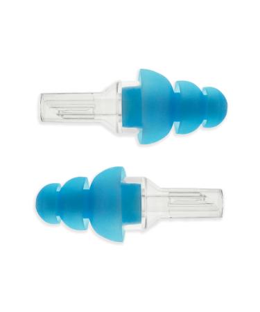 Etymotic Research ER20 High-Fidelity Earplugs (Concerts  Musicians  Airplanes  Motorcycles  Sensitivity and Universal Hearing Protection) - Standard  Clear Stem w/ Blue Tip Polybag