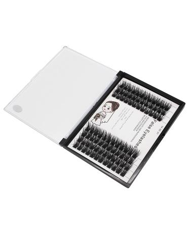 Bodermincer 84 Clusters Large Pack D Curl Volume Lashes Set - 12mm Black, DIY Eyelash Extension for Women | Individual Wide Cluster False Eyelash Kit - Buy Online on GoSupps.com